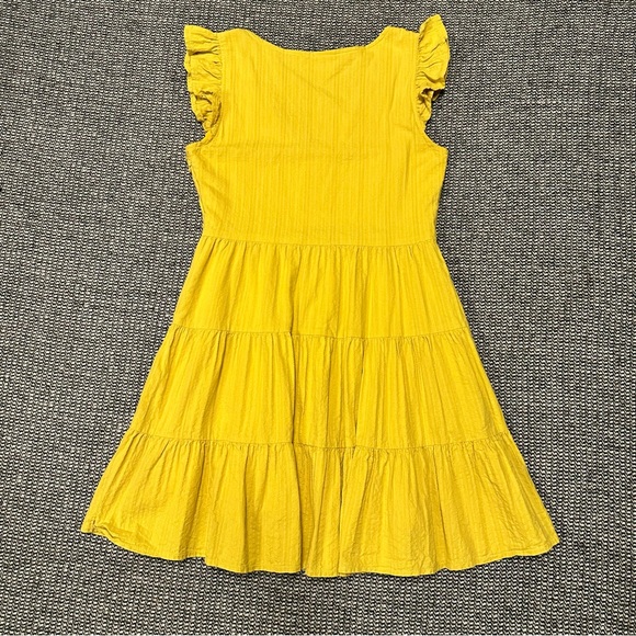 Listicle Yellow Ruffled Dress - Picture 4 of 5